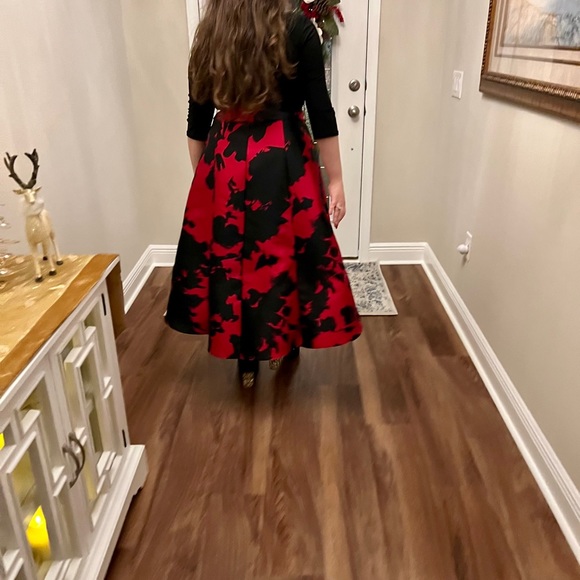 R&M Richard’s High Low Dress with Bow - Picture 4 of 4